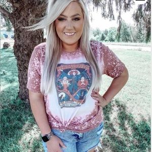 Charming Cheetah Co Sanderson Sisters Bleached Tee